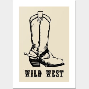 Western Era - Wild West Cowboy Boots 2 Posters and Art